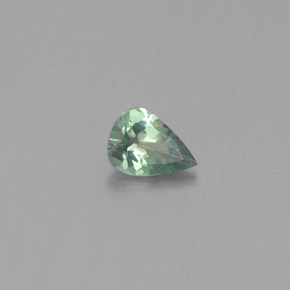 Alexandrite multicolore naturelle en forme de poire, 0,13 ct, VS