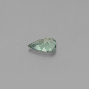 Alexandrite multicolore naturelle en forme de poire, 0,13 ct, VS