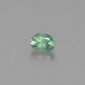 Alexandrite multicolore naturelle coupe ovale, 0,20 ct, VS