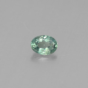 Alexandrite multicolore naturelle coupe ovale, 0,15 ct, VS