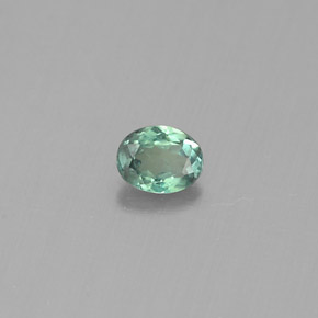 Alexandrite multicolore naturelle coupe ovale, 0,13 ct, VS