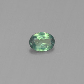 Alexandrite multicolore naturelle coupe ovale, 0,14 ct, VS