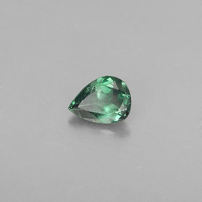 Alexandrite Vert rouge naturelle En forme de poire, 0.27 ct, VS-SI