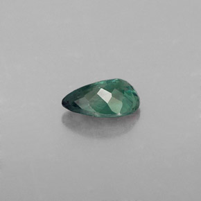 Alexandrite multicolore naturelle en forme de poire, 0,54 ct, VS