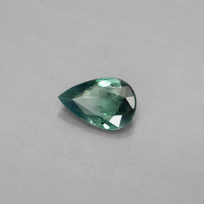Alexandrite Vert rouge naturelle En forme de poire, 0.38 ct, VS