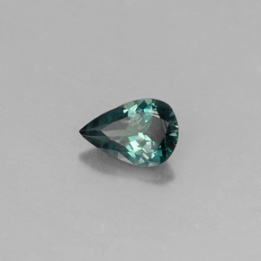 Alexandrite multicolore naturelle en forme de poire, 0,38 ct, VS