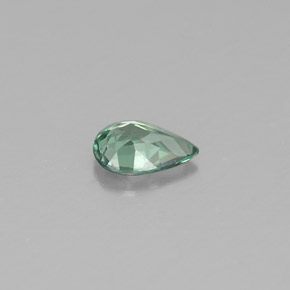 Alexandrite Vert rouge naturelle En forme de poire, 0.20 ct, VVS-VS