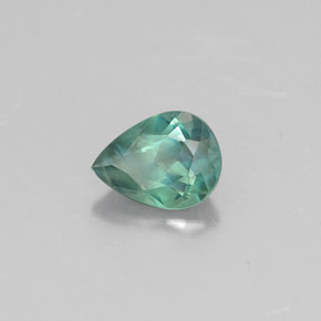 Alexandrite multicolore naturelle en forme de poire, 0,34 ct, VS