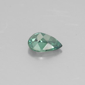 Alexandrite multicolore naturelle en forme de poire, 0,34 ct, VS