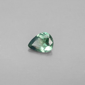 Alexandrite multicolore naturelle en forme de poire, 0,29 ct, VS