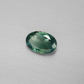 Alexandrite Vert rouge naturelle Coupe ovale, 0.43 ct, VS