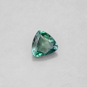 Alexandrite Vert rouge naturelle Trillion, 0.17 ct, VS