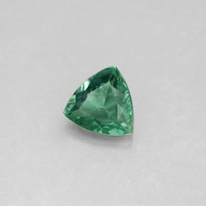 Alexandrite multicolore naturelle trillion, 0,24 ct, VS