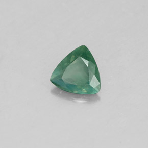 Alexandrite Vert rouge naturelle Trillion, 0.17 ct, VS