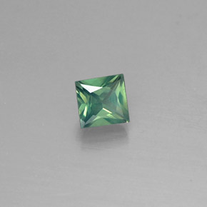 Alexandrite Vert rouge naturelle Carré, 0.22 ct, VS