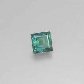 Alexandrite multicolore naturelle carré, 0,20 ct, VS