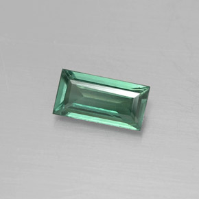 Alexandrite Vert rouge naturelle Baquette, 0.35 ct, VS