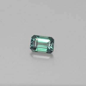 Alexandrite multicolore naturelle taille émeraude, 0,25 ct, VVS-VS