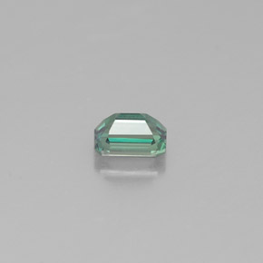 Alexandrite multicolore naturelle taille émeraude, 0,25 ct, VVS-VS