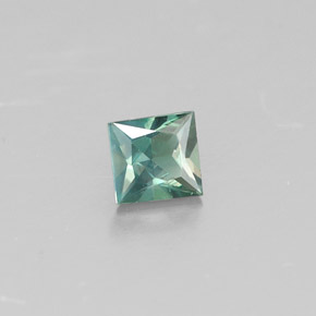 Alexandrite multicolore naturelle carré, 0,23 ct, VVS-VS