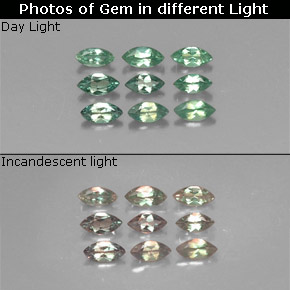 Achetez naturel ct Vert rouge Alexandrite gems, Marquise, En provenance Tanzanie chez GemSelect. En stock, livraison internationale!