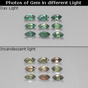 Achetez naturel ct multicolore alexandrite gems, marquise, en provenance tanzanie chez gemselect. en stock, livraison internationale!