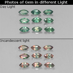 Achetez naturel ct Vert rouge Alexandrite gems, Marquise, En provenance Tanzanie chez GemSelect. En stock, livraison internationale!