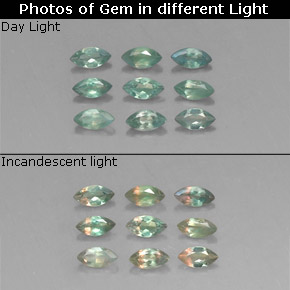 Achetez naturel ct multicolore alexandrite gems, marquise, en provenance tanzanie chez gemselect. en stock, livraison internationale!