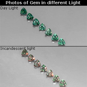 Achetez naturel ct multicolore alexandrite gems, trillion, en provenance tanzanie chez gemselect. en stock, livraison internationale!