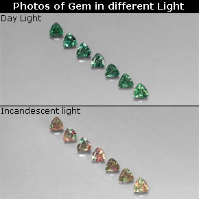 Achetez naturel ct multicolore alexandrite gems, trillion, en provenance tanzanie chez gemselect. en stock, livraison internationale!