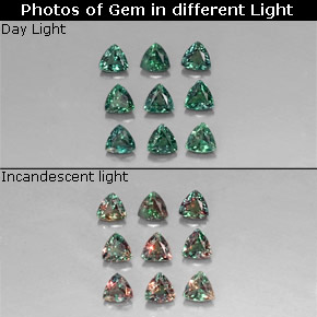 Achetez naturel ct multicolore alexandrite gems, trillion, en provenance tanzanie chez gemselect. en stock, livraison internationale!