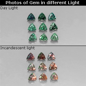 Achetez naturel ct multicolore alexandrite gems, trillion, en provenance tanzanie chez gemselect. en stock, livraison internationale!