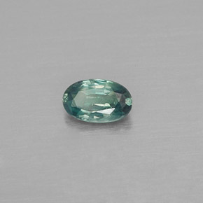 Alexandrite multicolore naturelle coupe ovale, 0,17 ct, VS