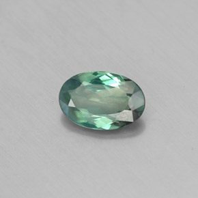 Alexandrite multicolore naturelle coupe ovale, 0,42 ct, VS