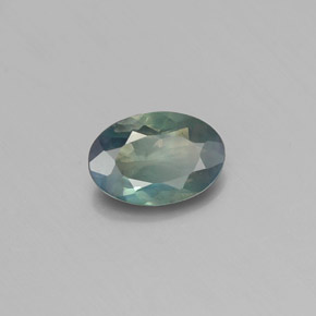 Alexandrite multicolore naturelle coupe ovale, 0,43 ct, VS
