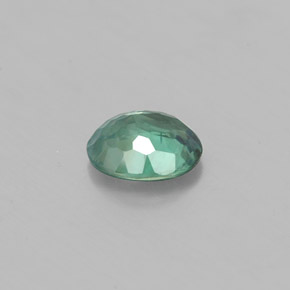 Alexandrite multicolore naturelle coupe ovale, 0,47 ct, VS