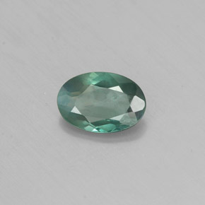 Alexandrite multicolore naturelle coupe ovale, 0,45 ct, VS-SI