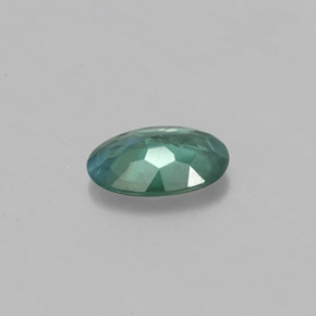 Alexandrite multicolore naturelle coupe ovale, 0,45 ct, VS-SI