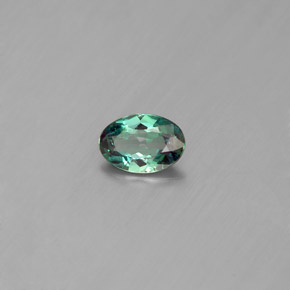 Alexandrite multicolore naturelle coupe ovale, 0,36 ct, VS-SI