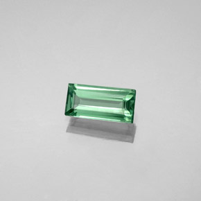Alexandrite multicolore naturelle baguette, 0,56 ct, VS