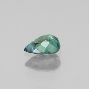 Alexandrite multicolore naturelle en forme de poire, 0,28 ct, VVS-VS
