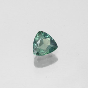 Alexandrite multicolore naturelle trillion, 0,15 ct, VS