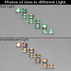 Achetez naturel ct multicolore alexandrite gems, coupe ovale, en provenance tanzanie chez gemselect. en stock, livraison internationale!