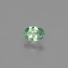 Alexandrite Vert rouge naturelle Coupe ovale, 0.53 ct, VS