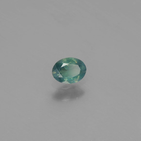 Alexandrite multicolore naturelle coupe ovale, 0,31 ct, VS