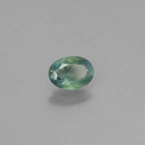 Alexandrite Vert rouge naturelle Coupe ovale, 0.55 ct, VS-SI