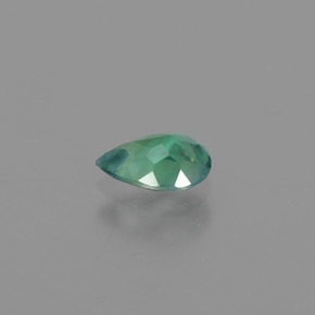 Alexandrite Vert rouge naturelle En forme de poire, 0.79 ct, VS