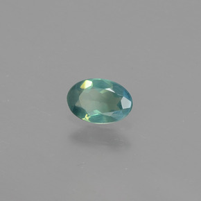 Alexandrite Vert rouge naturelle Coupe ovale, 0.39 ct, VS