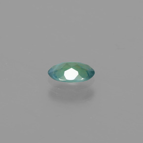 Alexandrite Vert rouge naturelle Coupe ovale, 0.39 ct, VS