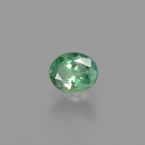 Alexandrite multicolore naturelle coupe ovale, 0,70 ct, VS